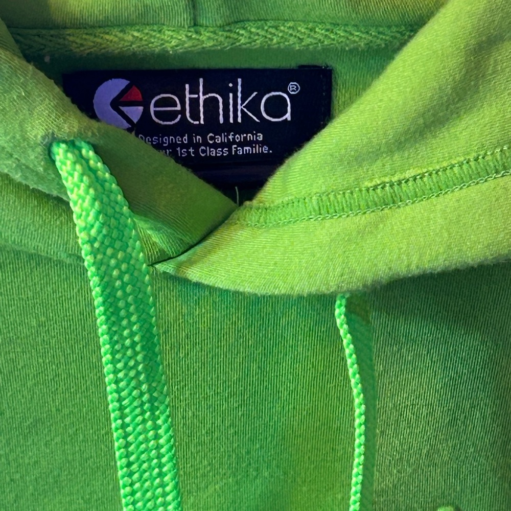 Ethika green cut off sweatshirt 

S/M
